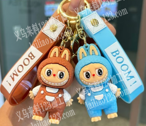 大量钥匙扣成品订单，如图，寻找专业做钥匙