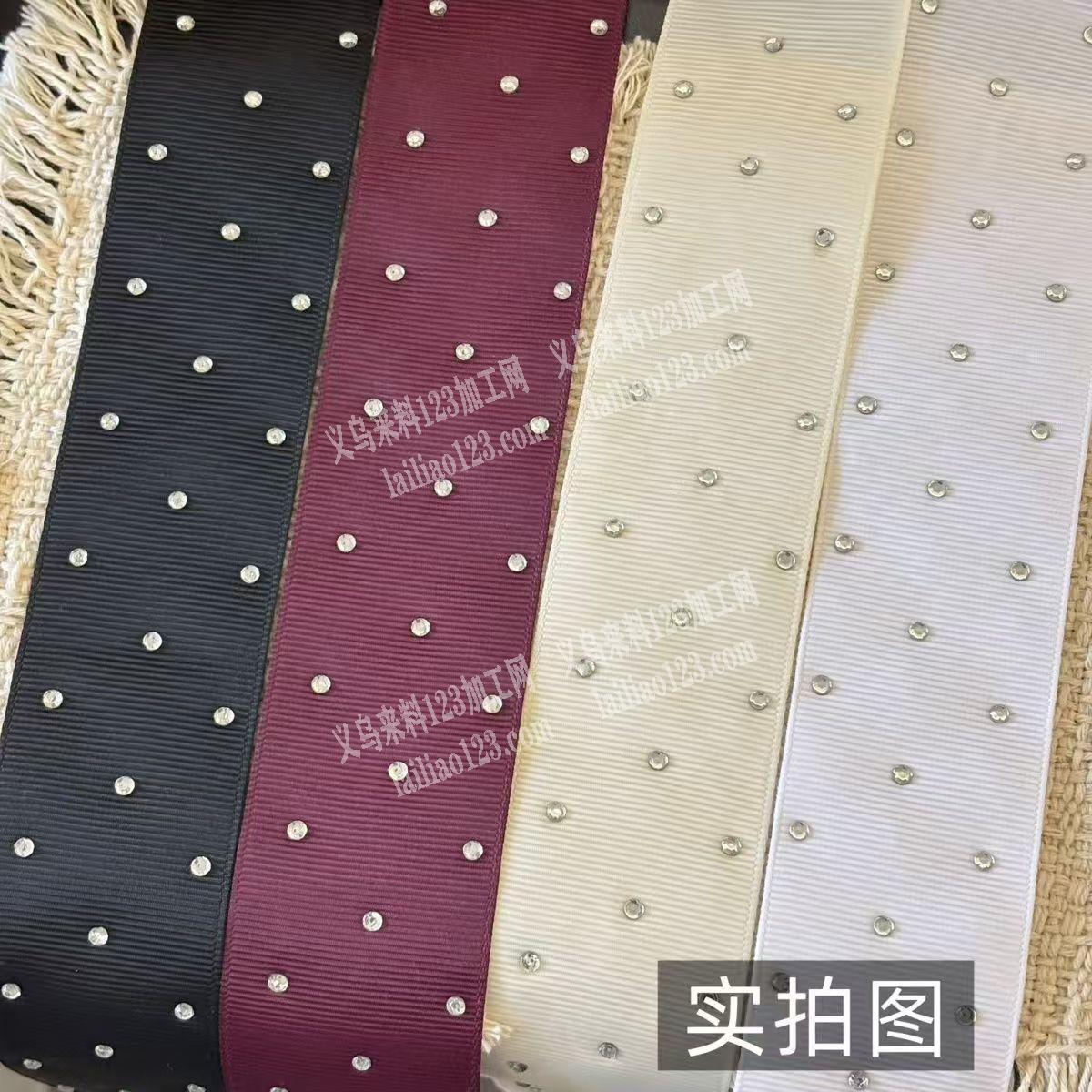 长期大量织带烫钻外发加工，寻找专业做烫钻