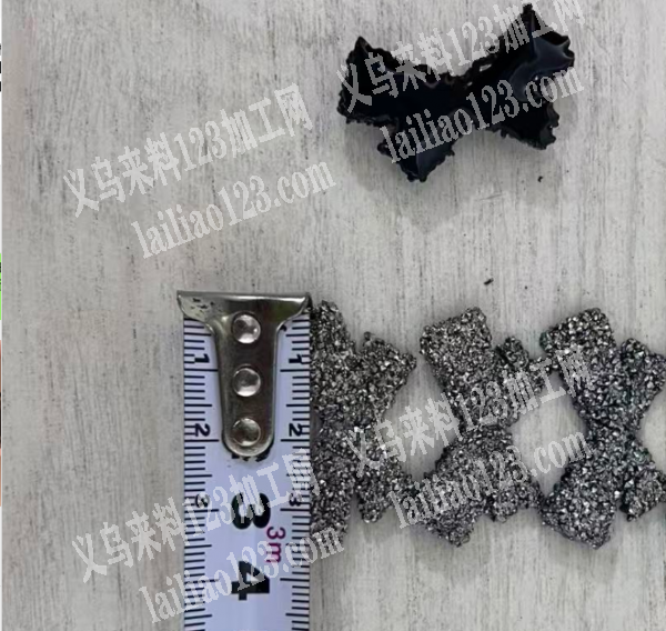 【订单量大】，，电镀枪灰的蝴蝶结的，如图