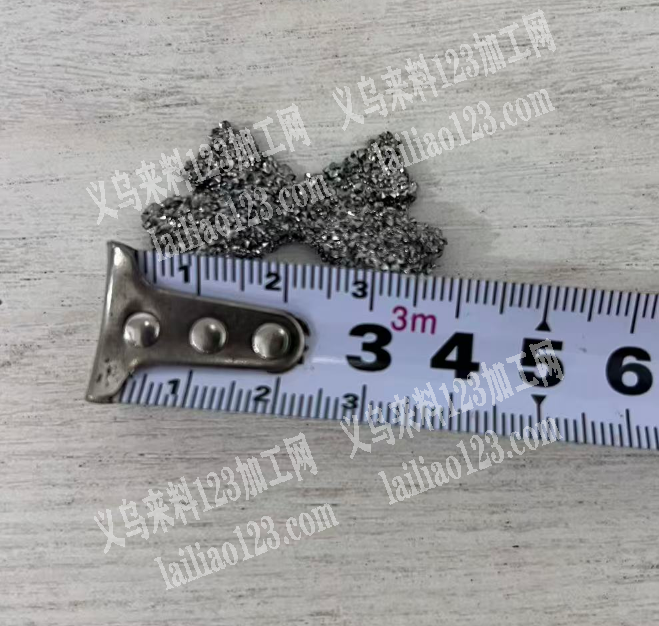 【订单量大】，，电镀枪灰的蝴蝶结的，如图