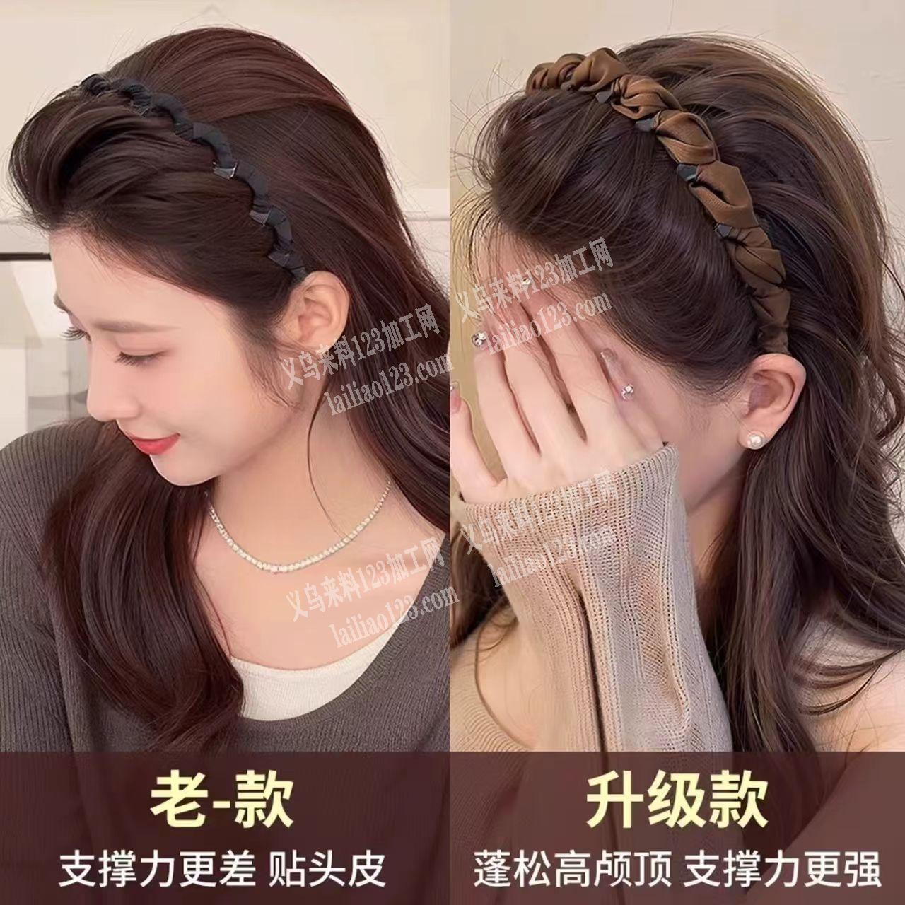 如图有订单，寻找绕布条编头箍，工厂，请联