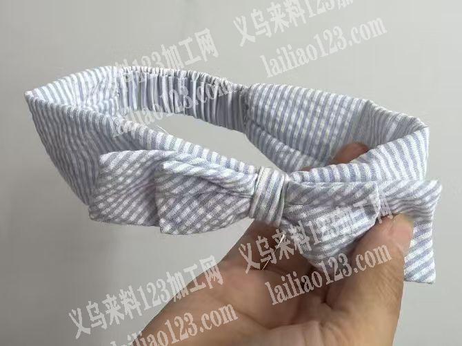 布艺蝴蝶结发带【平车活外发加工】长期合作