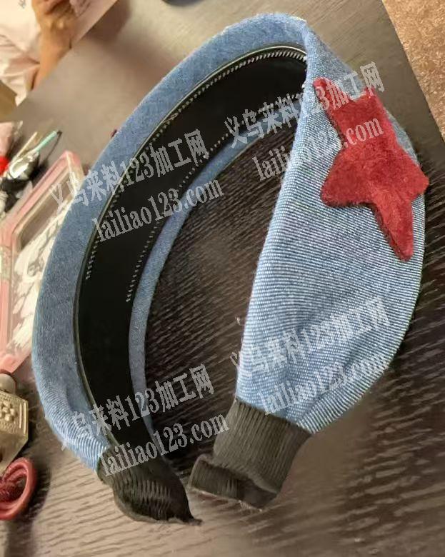 v布艺头箍发箍订单外发加工，如图，寻找会