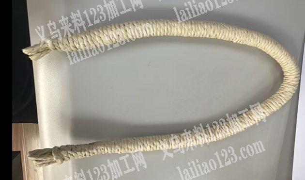 谁能加工这个草编包上的提手，草编包儿上面
