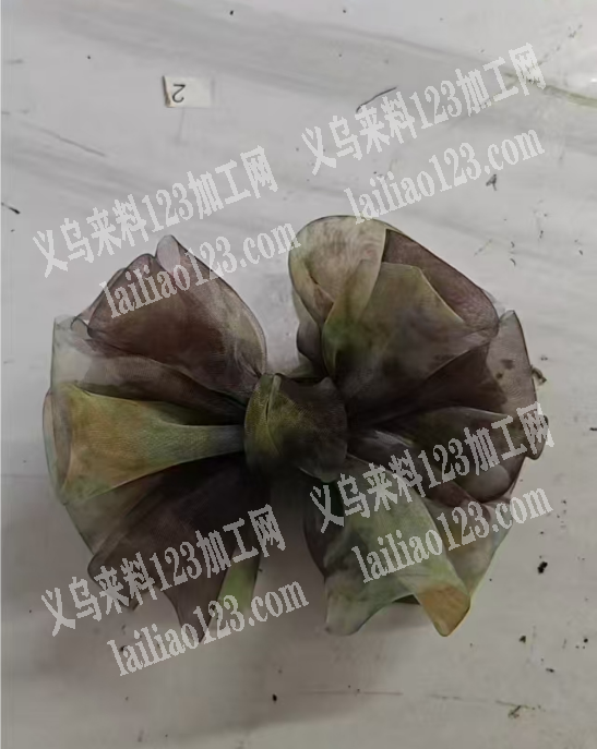 如图布艺蝴蝶结的手工活外发加工【发外地做
