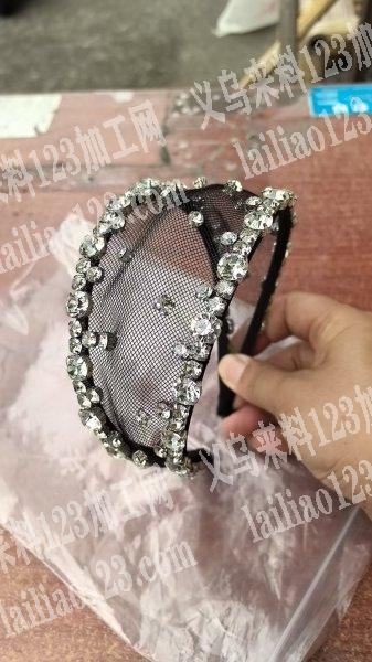 【网布+钻的发箍的手工活外发】寻找专业做