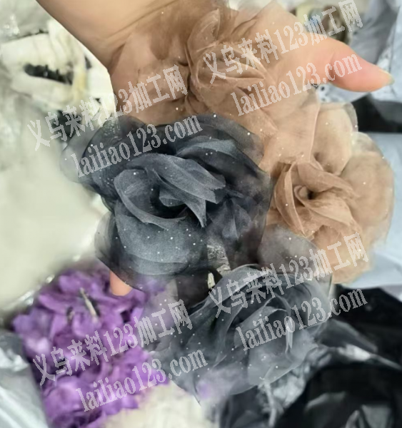 公司大量网纱花订单【每天要8万】如图，半