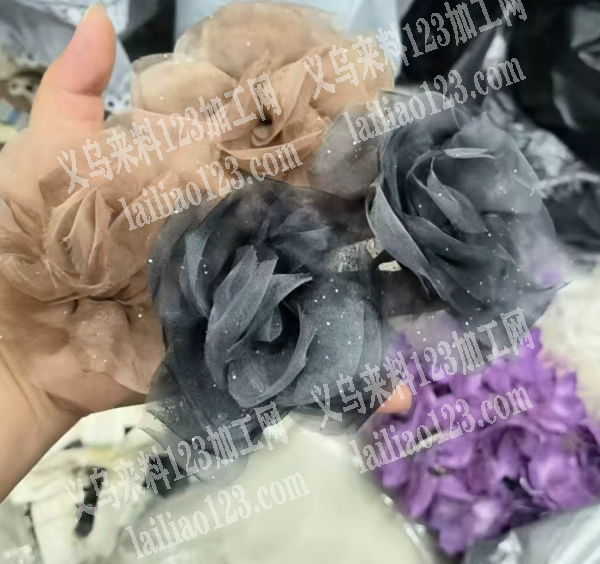 大量网纱花成品订单，如图，寻找成品工厂，