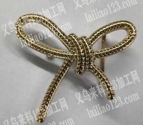 100万点钻外发加工，如图蝴蝶结上面点钻