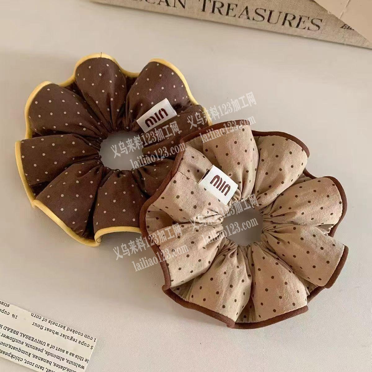 【要求单个做】布艺发圈平车活外发加工，如