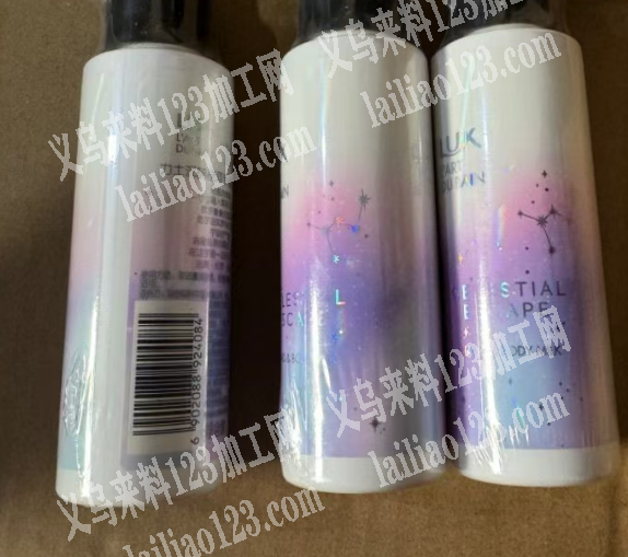 塑料瓶机器贴纸贴不干胶，外发加工，如图，
