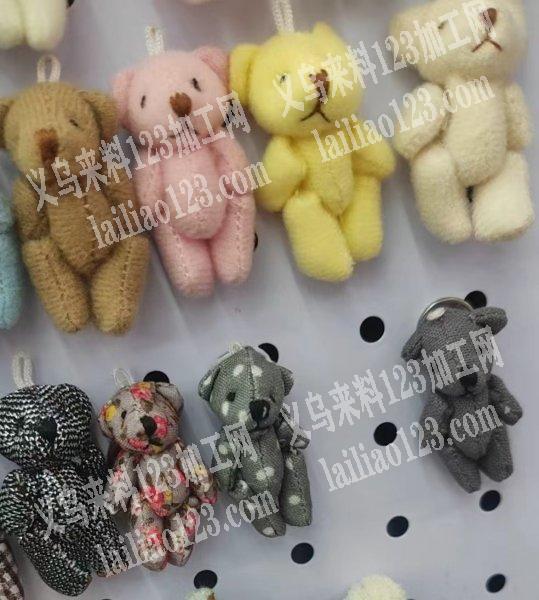 布艺公仔平车活+手工活外发加工，如图，4