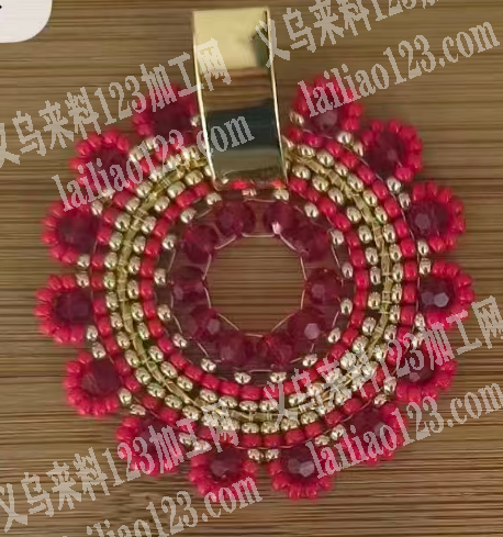 串珠手工成品订单，如图，寻找可以包工包料