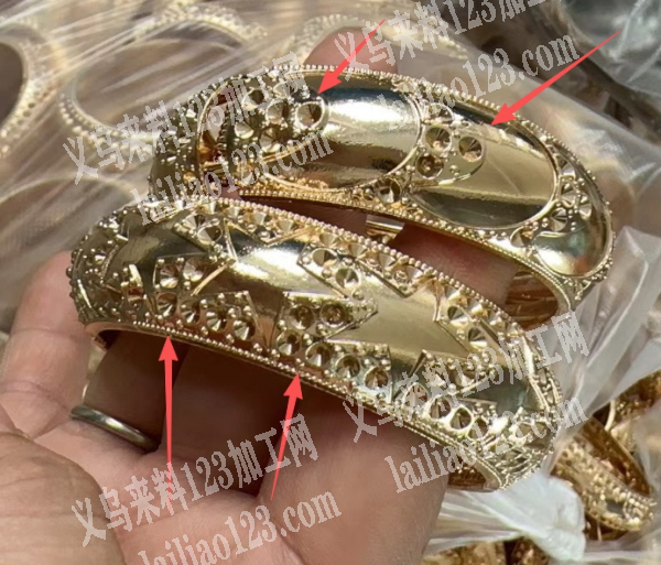 合金手镯订单，外发点钻加工，寻找专业做点