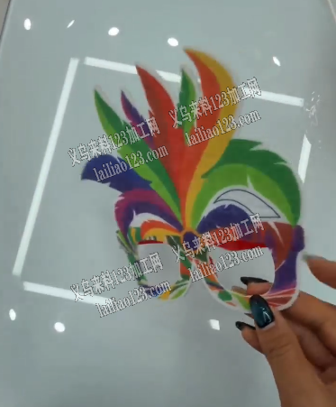 面具眼镜框印花外发加工，寻找专业做印花的