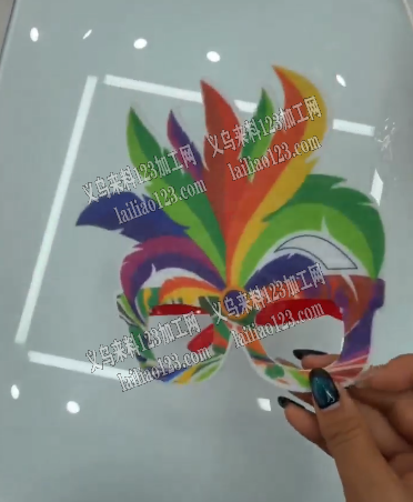 面具眼镜框印花外发加工，寻找专业做印花的