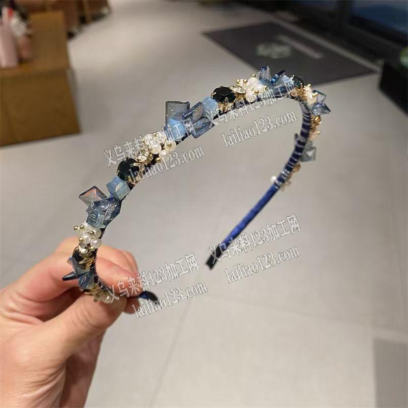 绑珠子的发箍加工活外发，如图，寻找会做的