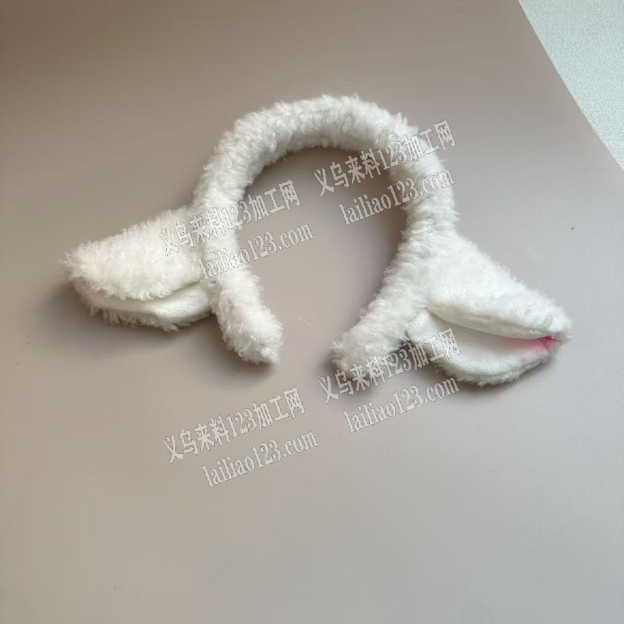 【毛绒有耳朵的发箍成品订单外发】谁家有货