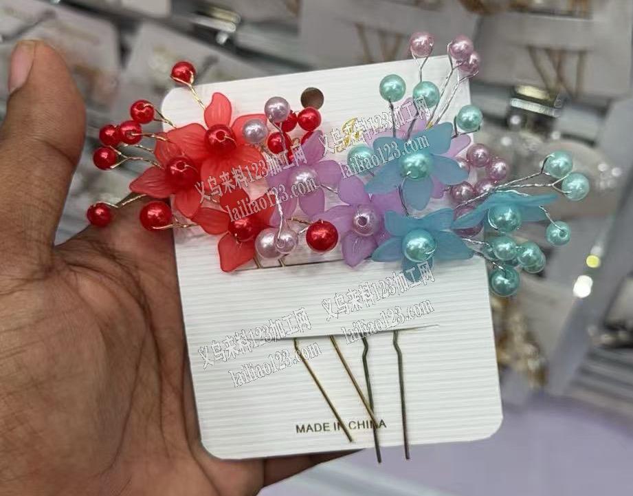 【手工活外发加工，如图】穿珠子拧铜丝的手