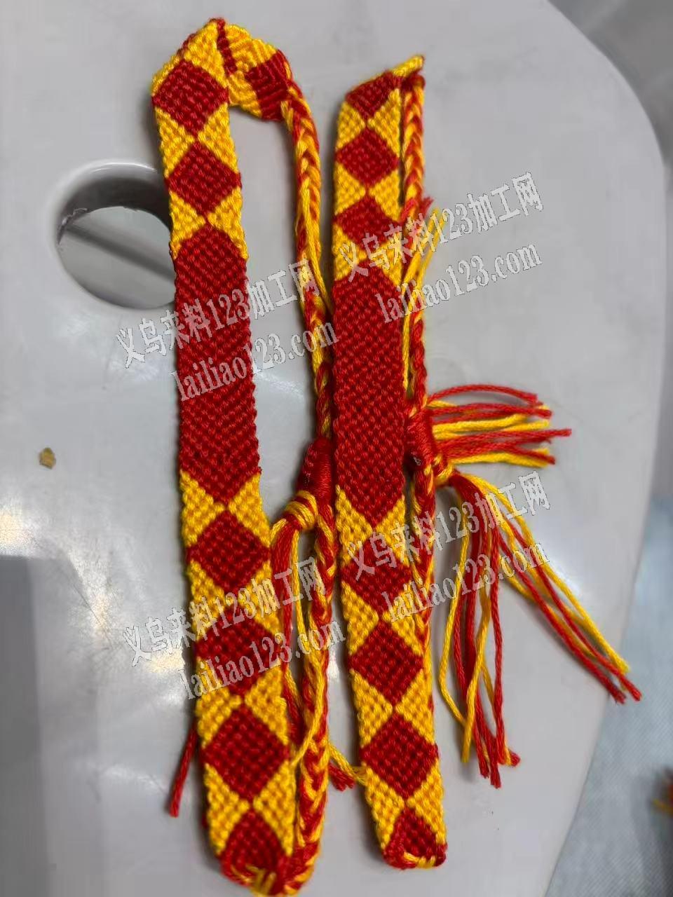 找能在这种手绳上绣花的工厂，寻找加工厂，