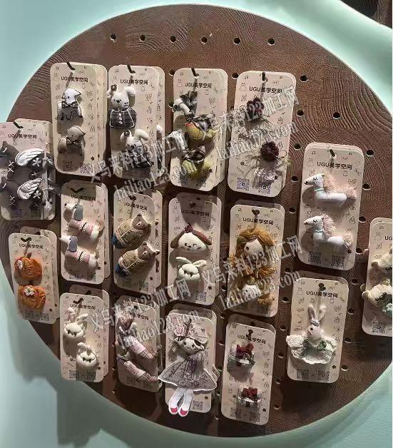 贸易公司有公仔挂件订单，如图，手工娃娃成