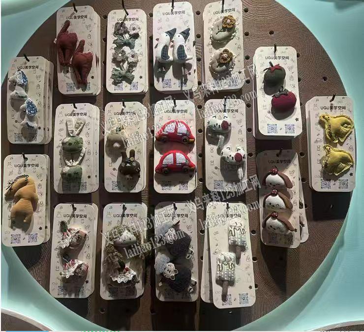 贸易公司有公仔挂件订单，如图，手工娃娃成