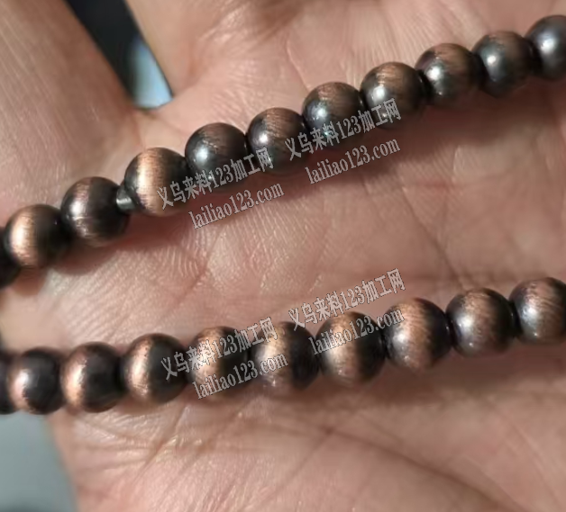 谁家可以做如图效果的珠子，拉丝效果的珠子