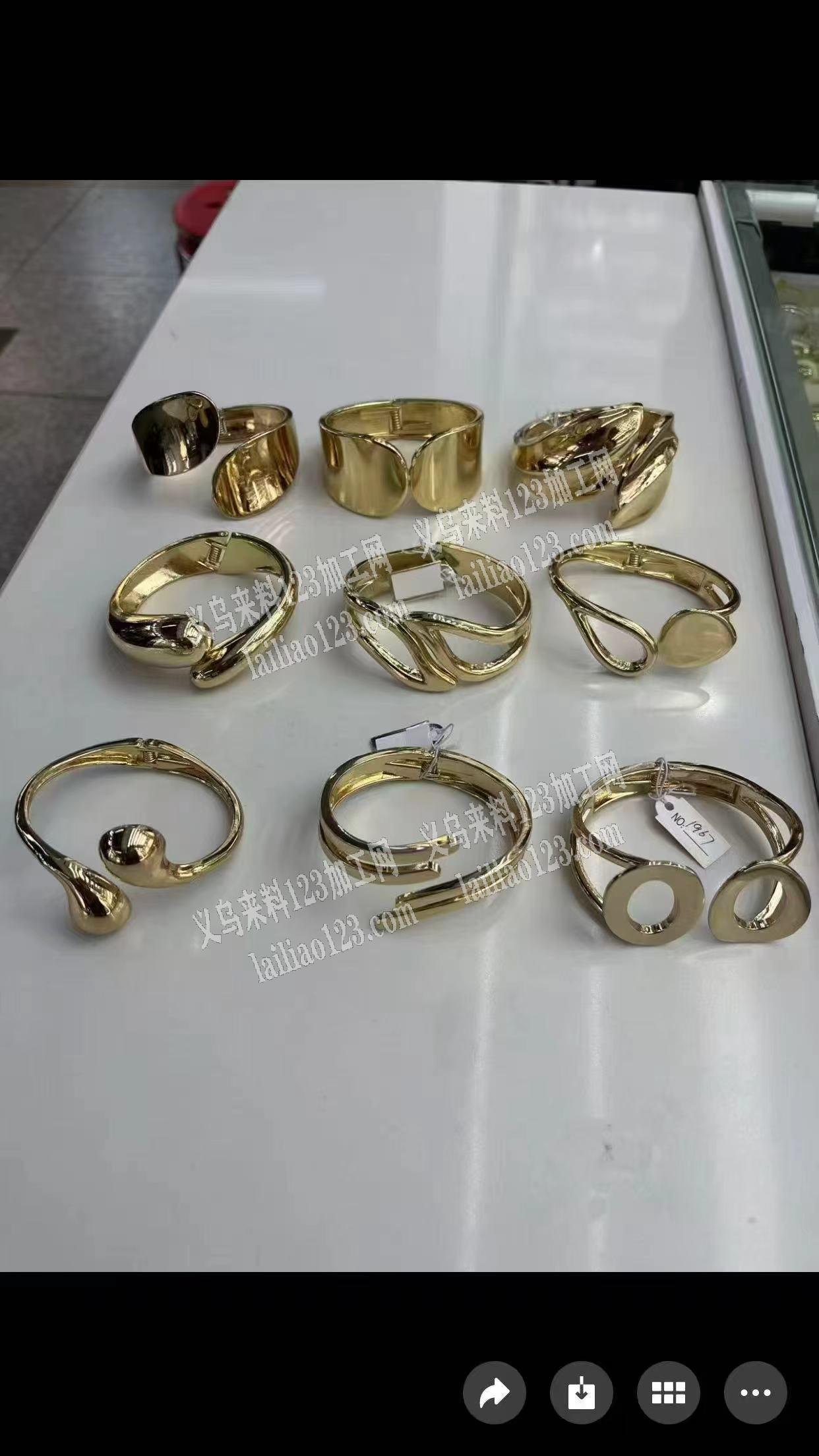 合金手镯订单戒指饰品订单【外贸。老外直采