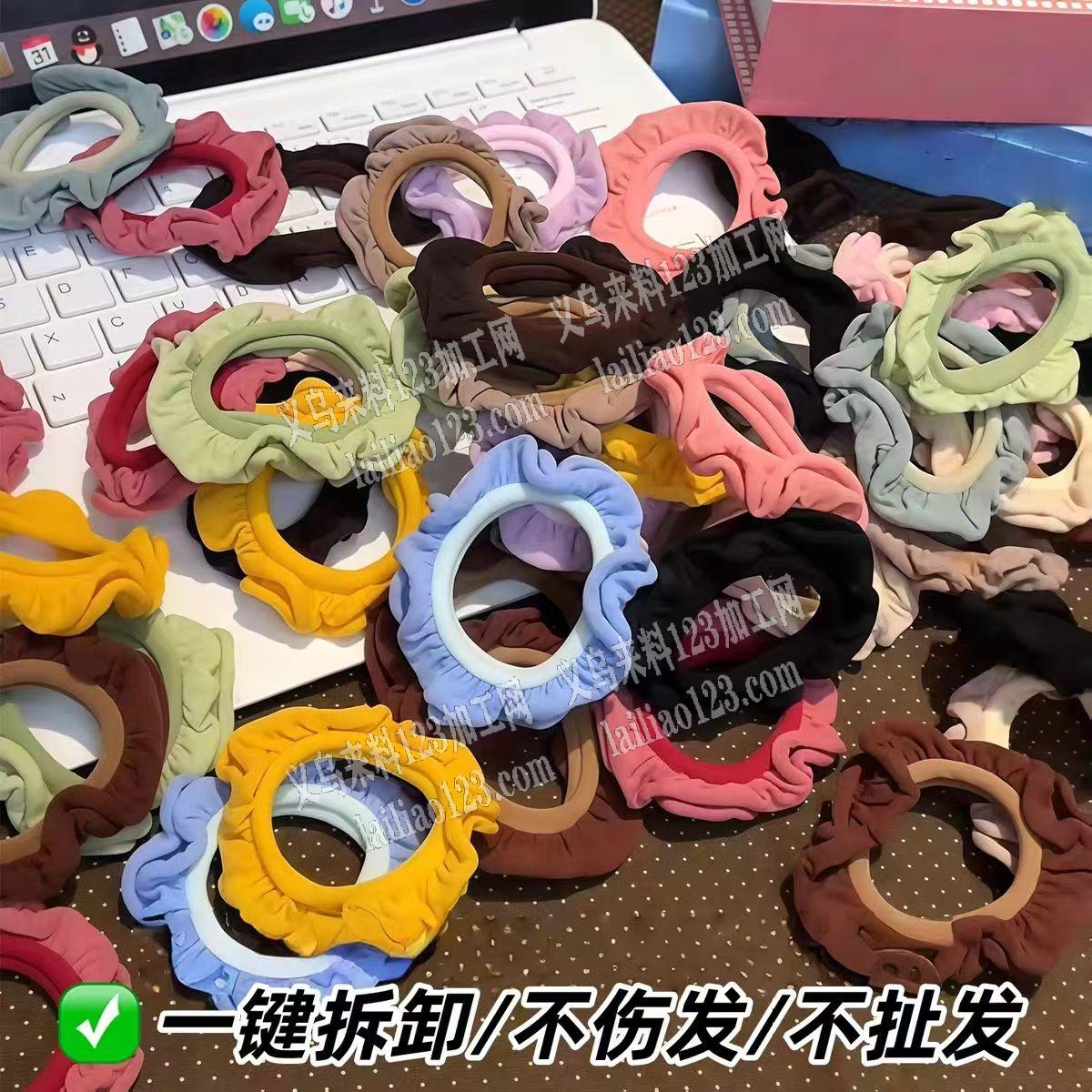发圈发绳成品订单，如图，寻找专业做发绳的