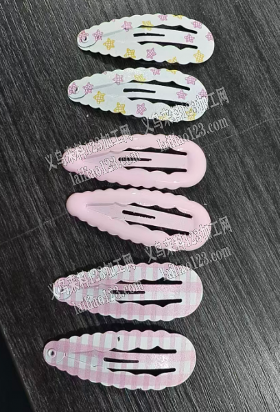 大量这个印花的BB夹子订单，如图，寻找成