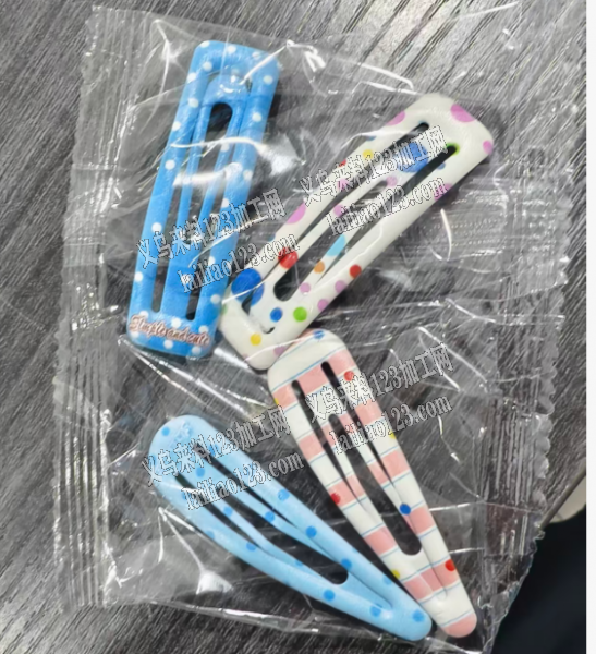 大量这个印花的BB夹子订单，如图，寻找成