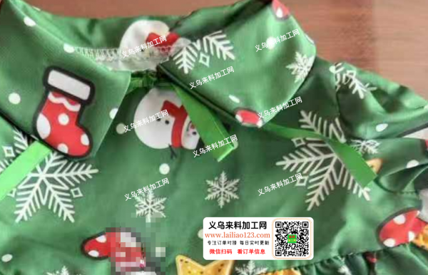 采购圣诞花型的布料，如图，寻找布料供应商