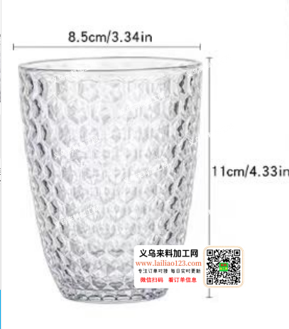 高透PC钻石纹PC凉水壶套装订单，如图，