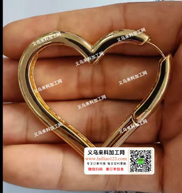如图耳环毛胚订单，有订单，寻找工厂。请联