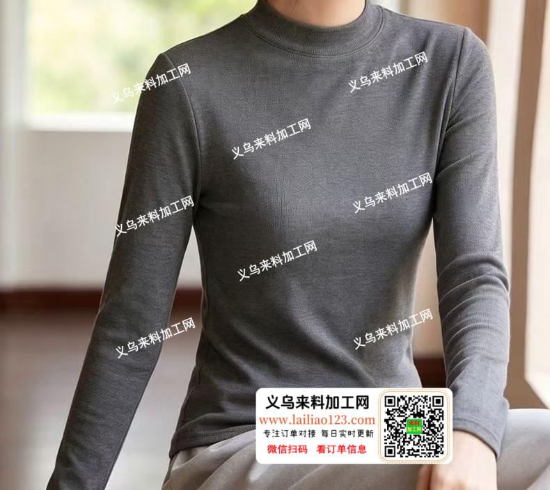 长期大量简单打底衫外发加工，如图，寻找专