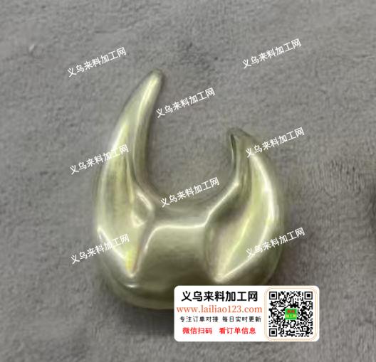 -铜耳环毛胚订单附图片，寻找厂家，有订单