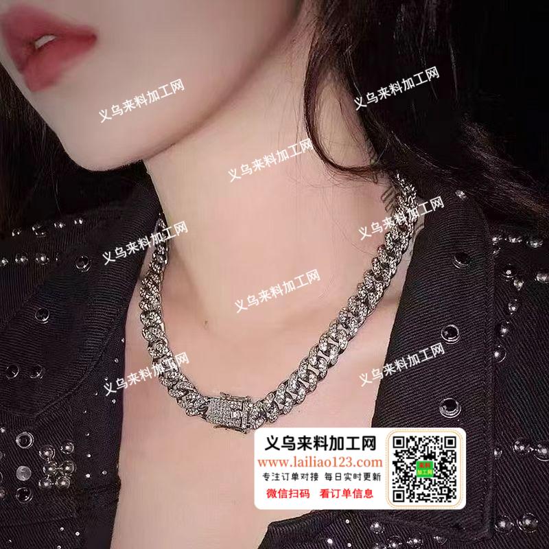 【压铸订单】大量合金古巴链项链压铸订单，