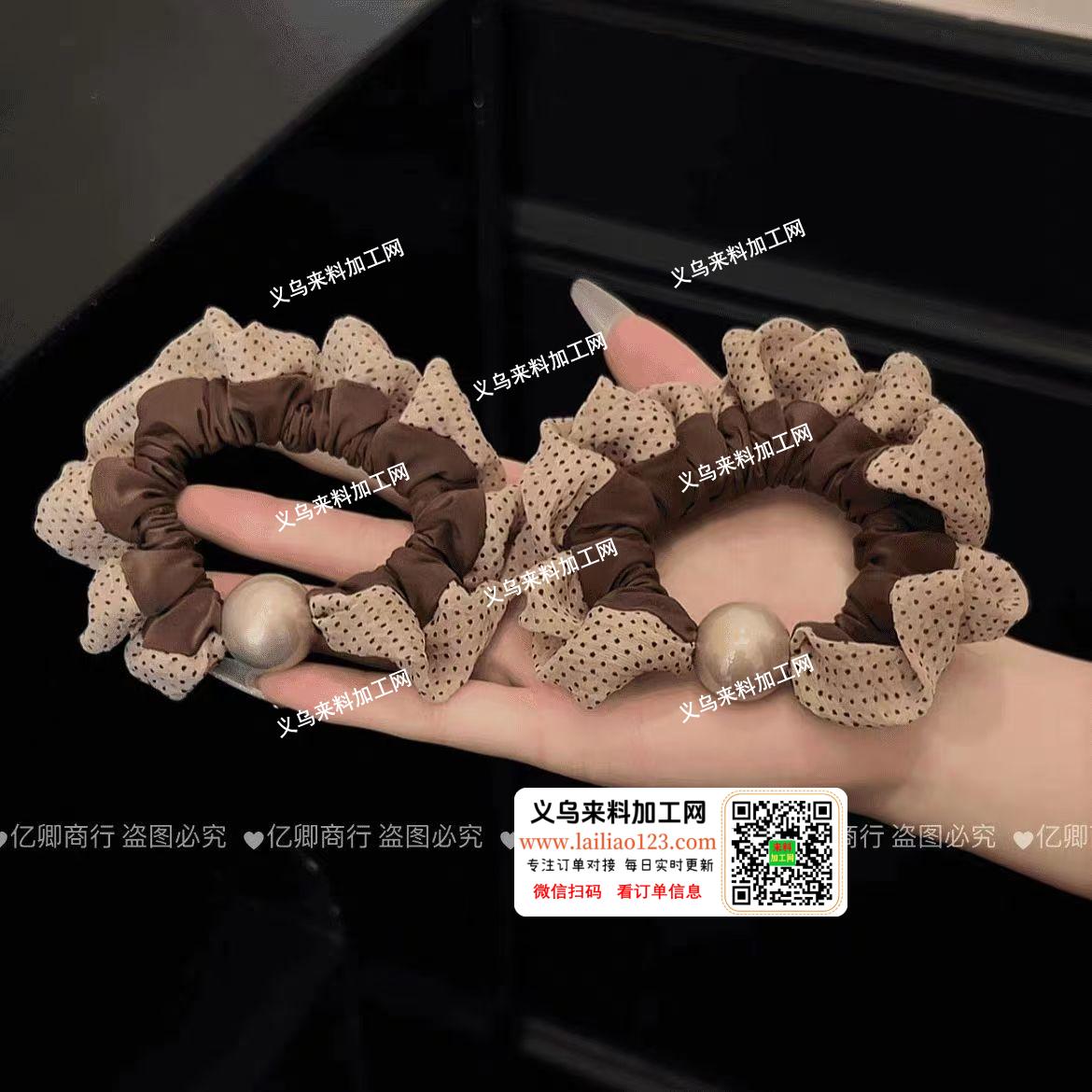 【诚寻布艺成品工厂】布艺发圈成品订单，如