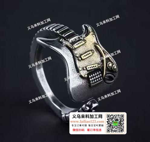 不锈钢朋克戒指订单，如图，寻找成品工厂合