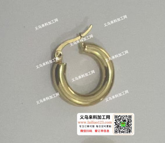 如图铜耳环订单，寻找专业做这个铜耳环的工