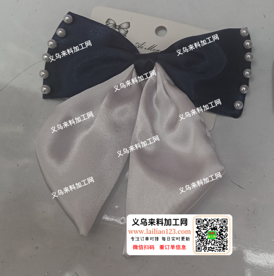 如图布艺蝴蝶结的手工活外发加工，寻找会做