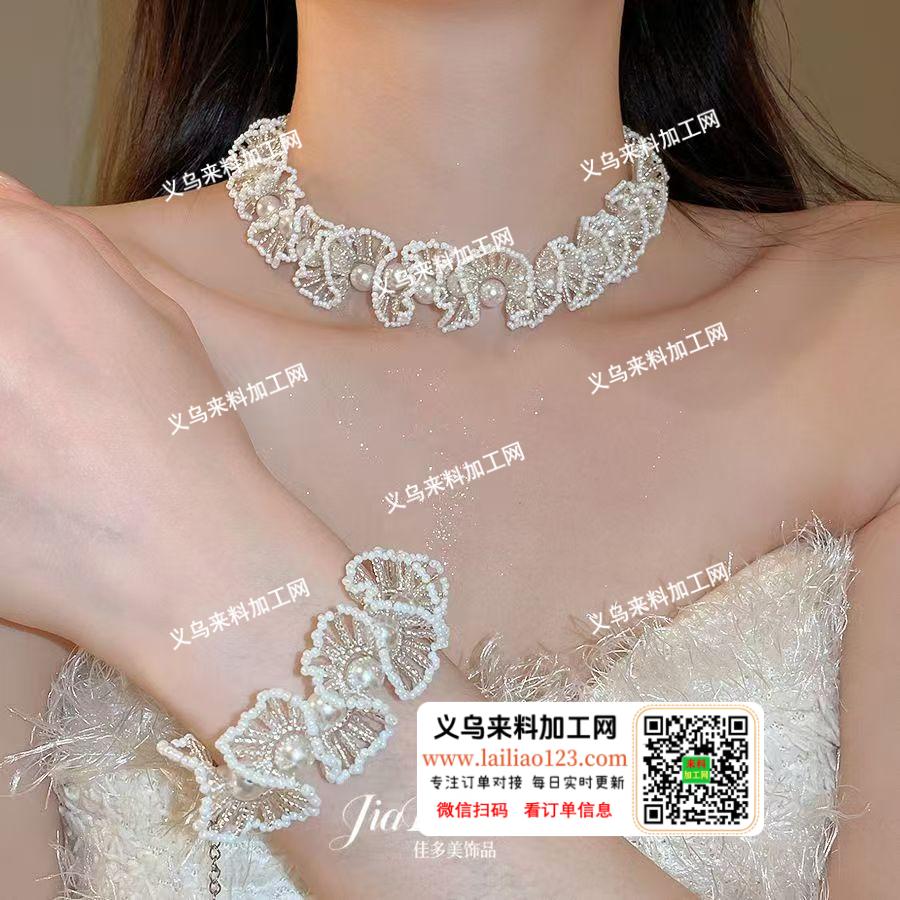 手工穿米珠的手工活外发加工，寻找专业做这
