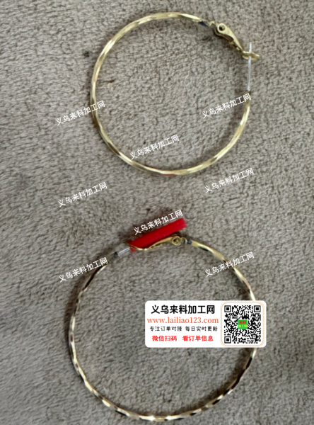 大量铜线耳环订单，如图，寻找专业做铜线耳