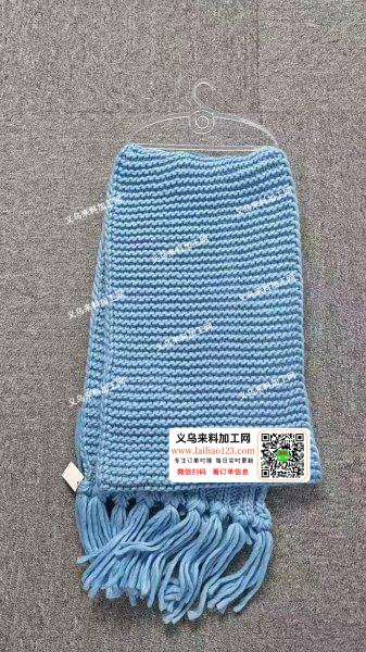 如图毛线的围巾订单，寻找可以包工包料做成
