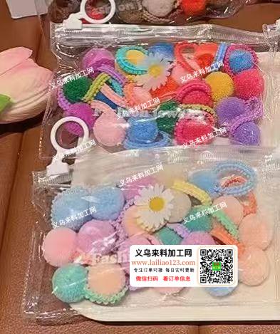 毛巾圈发圈成品订单，如图，寻找成品，请联