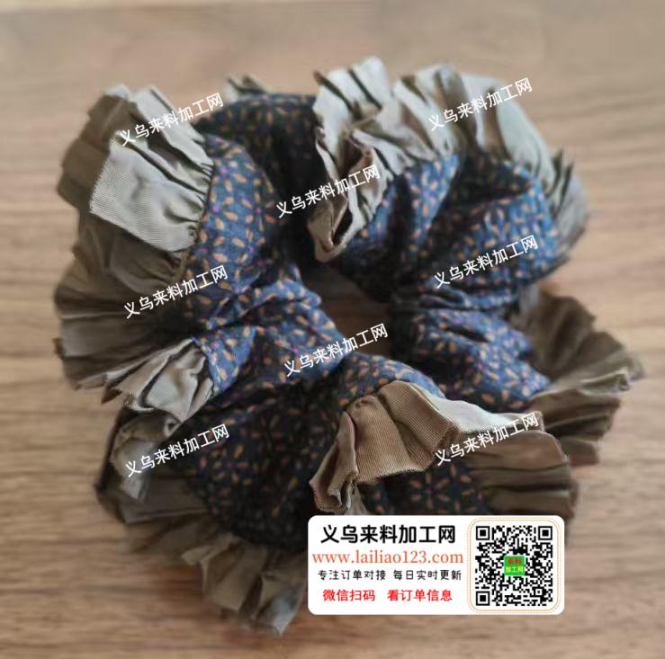大量布艺发圈外发加工，寻找平车加工厂，请