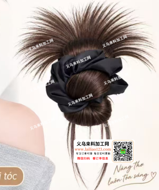 假发布艺抓夹，成品订单，如图，寻找工厂，