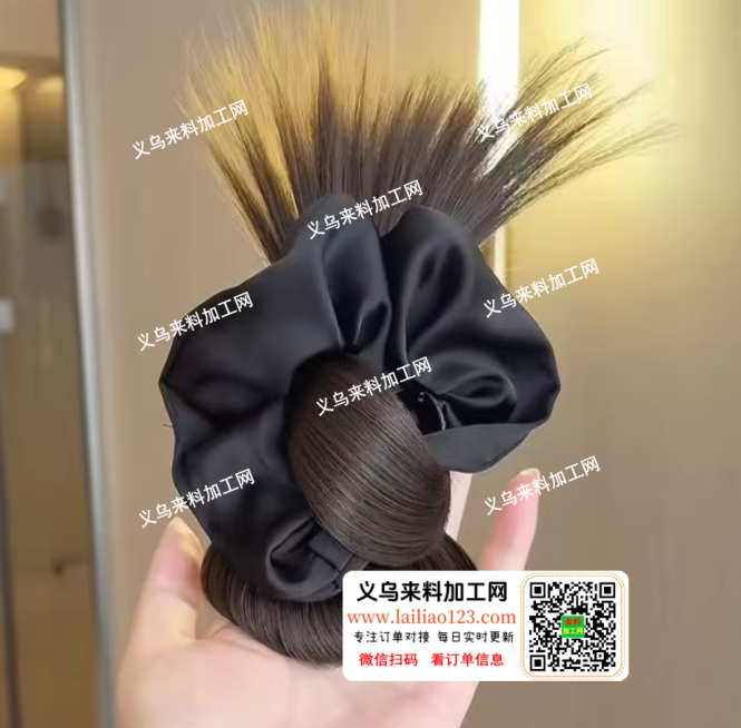 假发布艺抓夹，成品订单，如图，寻找工厂，