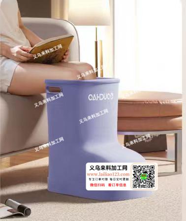 EVA靴型泡脚桶订单，如图。能做的箱包工