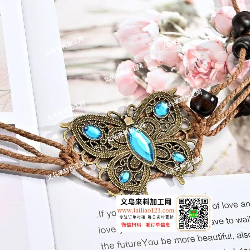 腰链点钻外发加工，如图，粘钻，如图平底钻